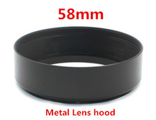 Capa de lente de metal de 58mm, para canon, nikon, sony, para pentax, fujifilm, olympus leica, 58mm, lente 2024 - compre barato