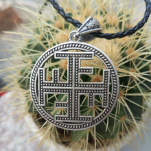 LANGHONG 1pcs Ratiboretz Swastika Viking Jewelry Pagan Talisman Scandinavian Neclace Wicca Man Nordic Amulet Necklace 2024 - buy cheap