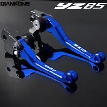 Alavancas de freio e embreagem para motocicletas yamaha, para modelos yz85 2015 2016 2017 2019 2015 yz 85 tamanhos 85 2016 2017 2018 2019 2024 - compre barato