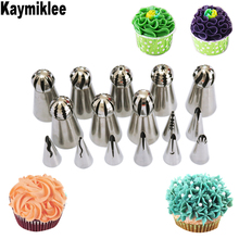 KAYMIKLEE 19PCS/SET Stainless Steel Nozzles Icing Piping Cake Decorating Pastry Tips For Cake Decoration	CS009 2024 - buy cheap