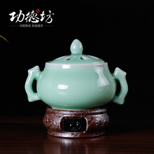 Binaural em longquan celadon aroma fornos eletrônicos sabores em pó pia eletrônica forno sândalo pacote recomendado 2024 - compre barato