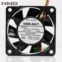 For NMB 2406VL-04W-B29  6015 double ball bearing fan 60mm 6CM 12V 0.09A 2024 - buy cheap