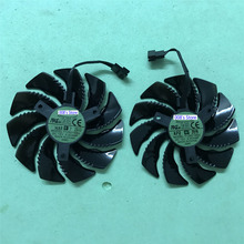 New GPU Cooling Cooler Fan For EVERFLOW GTX 1070 WINDFORCE OC 8G T129215SU DC 12V 0.50AMP Diameter 87mm 4 Pins Graphics Card 2024 - buy cheap