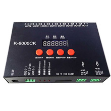 Новый K-8000CK контроллер sd-карты LED pixel (T-8000 обновленная версия); off-line; управление 8192 пикселей; выход сигнала SPI 2024 - купить недорого