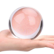 Bola de cristal 30-40mm com suporte, cores mistas, tamanho redondo, vidro, esfera de cura de cristal artificial com para decoração caseira 2024 - compre barato