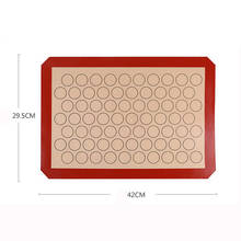 Макарон силиконовый коврик для выпечки антипригарный 28 LG круг макарун кухонный коврик для теста инструмент для выпечки тортов Аксессуары для выпечки 2024 - купить недорого
