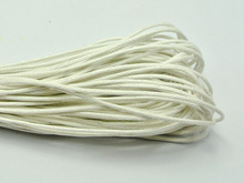 100 Meters White Waxed Cotton Beading Cord 1mm for Bracelet Necklace 2024 - buy cheap