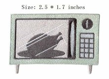 Печь вышивка патч 2,5 "широкий/серый/курица/тостер 2024 - купить недорого