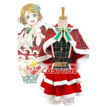 LoveLive Cosplay Love Live Hanayo Koizumi Christmas Costume Uniform Halloween Cosplay Costume For Women Dress Full Set 2024 - buy cheap