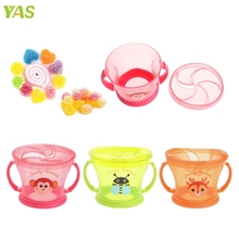 Hot Sale Soft Food Bowl Children Snack Spilled Cup Leak Proof Baby Snack Box Container APR20 2024 - buy cheap