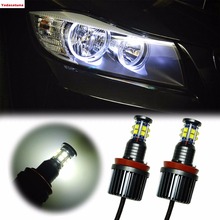 2x60w h8 cree chips led angel eye 360-degree halo lâmpada de luz 6000k livre de erros para bmw e60 e61 e90 e92 e70 e71 e82 e89 2024 - compre barato