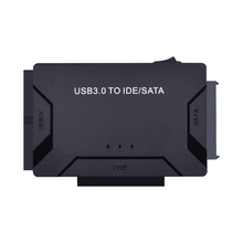 Адаптер CHIPAL SATA-USB IDE 3 в 1, USB 3,0 к SATA IDE, преобразователь данных для 2,5 ''3,5'' оптического привода HDD SSD с кабелем питания 2024 - купить недорого