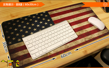Bandeira lockrand de 60cm, mouse pad para jogos personalizado, durável com estampa de bandeira dos eua, estados unidos e américa 2024 - compre barato