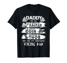 2019 nova camiseta masculina viking papai como odin como thor pai dia camiseta 2024 - compre barato