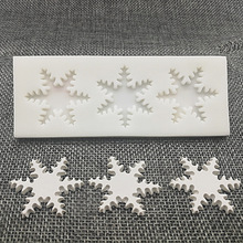 Luyou christmas decorations snowflake Lace chocolate Party DIY fondant baking tools cake decorating tools silicone mold FM1726 2024 - buy cheap