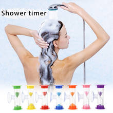 Colorful Sand Clock with Sucker Home Convenient Shower Timer Bathroom Practical Hourglass Accessories 2024 - buy cheap