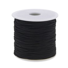 109 Yards Black Elastic Beads Line Thread Cord String For DIY Necklace Bracelet Jewelry Accessories 1mm #226157 2024 - buy cheap