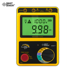 1000 в цифровой измеритель сопротивления изоляции измеритель напряжения Измеритель сопротивления изоляции умный датчик AR907 2024 - купить недорого