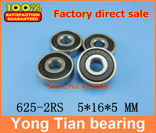 625-2RS 5*16*5 mm Double rubber seals deep groove ball bearing 625 2RS / 625RS 2024 - buy cheap