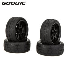 GOOLRC 4 Pcs Original High Performance Rubber 1/10 Rally Car Wheel Rim and Tire for Traxxas Tamiya HPI Kyosho RC Car 2024 - buy cheap