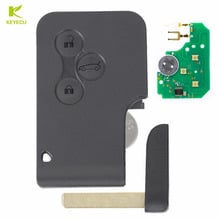 KEYECU Replacement Smart Remote Key Card 3 Button 433MHz PCF7947(ID46) for Renault Megane 2, Scenic 2003-2008 P/N: 7701209132 2024 - buy cheap