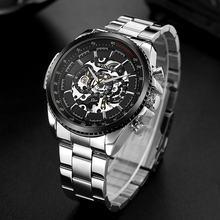 T-WINNER Men Self Winding Mechanical Watch Mens Fashion Sport Skeleton Watches Man Luxury Brand Wristwatch Relogio Masculino 2024 - buy cheap