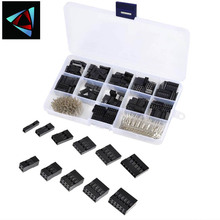 620PCS 2.54mm Dupont Connector Cable Jumper Wire 1- 6 Pin Header Housing Kit Male Female Crimp Terminal Adaptor Assortment 2024 - buy cheap