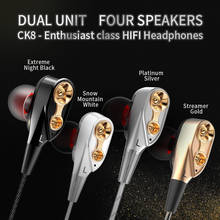 Original QKZ CK8 Bass Sound Earphone In-Ear Sport Earphone for Xiaomi iPhone Samsung Headset fone de ouvido auriculares MP3 2024 - buy cheap