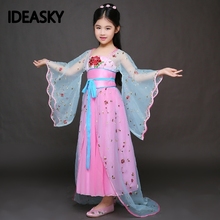 traditional chinese dance costumes women children national for kids ancient chinese for kid child costume hanfu dress girls 2024 - buy cheap