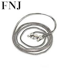 3 Kinds of Foxtail Chain 925 Sterling Silver Necklace for Women Men Jewelry Thai S925 Solid Silver Jewelry Making 2024 - buy cheap