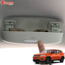 ABS Car Sunglasses Case Holder Glasses Cage Clip Storage Box For Jeep Compass MP 2017 2018 2019 2020 Accessories Car Styling 2024 - buy cheap