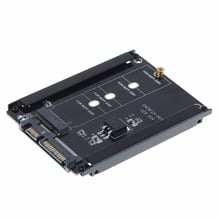 Metal B Key M.2 NGFF to SATA 3 Adapter Card M.2/NGFF SSD to 2.5inch SATA SSD case for 2280 2260 2242 M2 solid statd drive 2024 - buy cheap