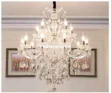 Lámparas colgantes de cristal transparente para cocina, comedor, Villa, dormitorio, candelabro de iluminación, envío gratis 2024 - compra barato