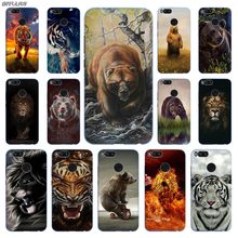 New Silicone Case For Xiaomi 12 11 Ultra 10 9 8 a2 a3 Lite Mi 9 9se 6x Cc9 8 9 11Pro Cover Bear Lion Tiger 2024 - buy cheap