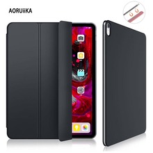Original 1:1 Smart Magnetic Case For New iPad Pro 11 2018 Ultra Slim Folio PU Leather Trifold Stand Cover For iPad Pro 11 Case 2024 - buy cheap