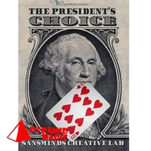 The President's Choice (DVD and Gimmicks) by SansMinds / close-up street card magic trick / wholesale 2024 - buy cheap