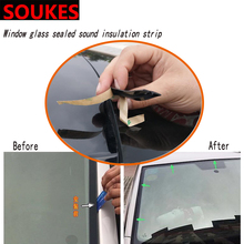 Car Windshield Edges Gap Rubber Sound Seal Strip Sticker For Hyundai Solaris Tucson 2016 I30 IX35 I20 Accent Santa Fe Citroen C4 2024 - buy cheap