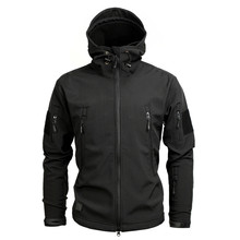 Мужская армейская тактическая флисовая куртка Sharkskin, новая осенне-зимняя камуфляжная флисовая куртка, 2019 2024 - купить недорого