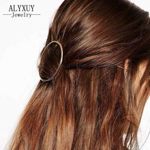 New fashion hair jewelry hair wear easy design metal round hairpin gift for women girl H356 2024 - buy cheap