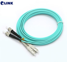 Cabo de fibra óptica fibra óptica ftth elink, conector de cabos integrados 3mtr om3 10gb com 10gb 2024 - compre barato