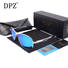 2019 DPZ Luxury Brand  Vintage aluminium  Men Male Sunglasses oversized women Polarized  pilot   sun glasses UV400 2024 - buy cheap