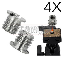 100PCS 1/4-3/8 Screws 1/4 to 3/8 Tripod Screw Adapter Light Stand Quick Release Plate Free Shipping 2024 - buy cheap
