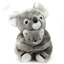 Dorimytrader-muñeco de peluche de Koala para madre e hijo, juguete de simulación, oso, regalo de cumpleaños 2024 - compra barato