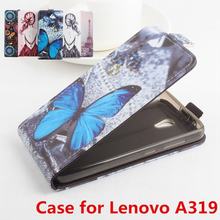 100% High Quality Leather Case For Lenovo A319 Flip Cover Case housing For Lenovo A 319 Leather Cover Mobile Phone Cases 2024 - buy cheap