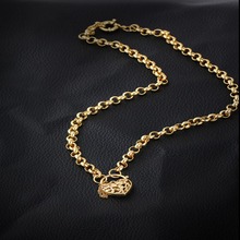 Ожерелье в форме сердца, женское золотое ожерелье, подарок на день рождения, высокое качество 2024 - купить недорого