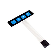 1 Uds 1x4 4 clave de matriz de interruptor de membrana teclado Panel de Control de teclado SCM se teclado superfino controlador para Arduino 2024 - compra barato