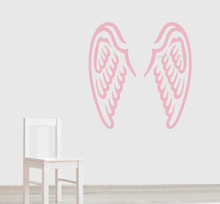 New Arrival Angel Wings Wall Decals Nursery Wall Stickers For Baby Room Large Removable Art Sticker Custom Color Available ZA639 2024 - buy cheap