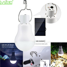 Solar Lamp USB charging Emergency Led Bulb Light Energy Saving outdoor camping portable light control Intelligent Solar powered 2024 - buy cheap