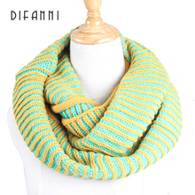 DIFANNI-bufanda de cuello con cuello de capucha para mujer, bufanda de cuello alto, de dos colores, estilo infinito cálido, Unisex, Invierno 2024 - compra barato