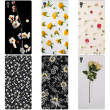 Soft TPU Silicone Case for Sony Xperia  L1 G3311 G3312 G3313 Back Cover Flower Original Printed Cat Phone Case 2024 - buy cheap